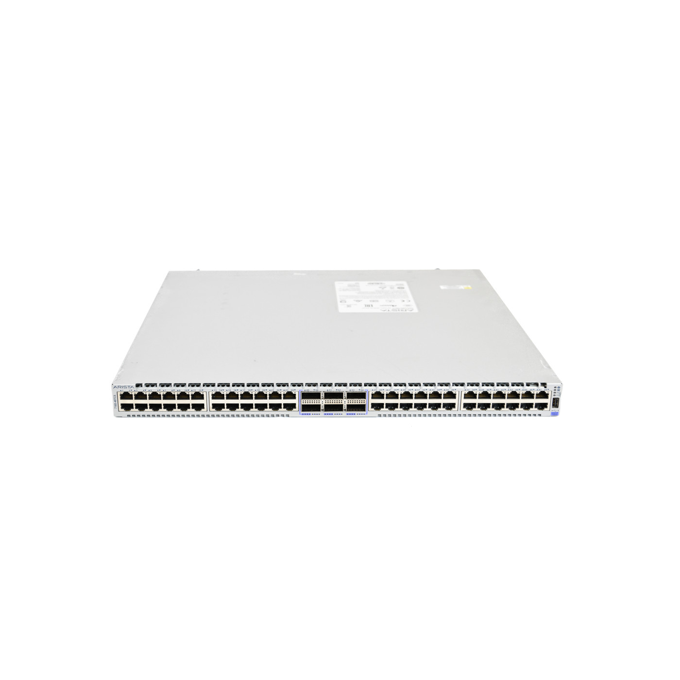 Arista DCS-7160-48TC6-R 48x 10GbE RJ45 6x 100GbE QSFP Switch R-F Air 2x AC