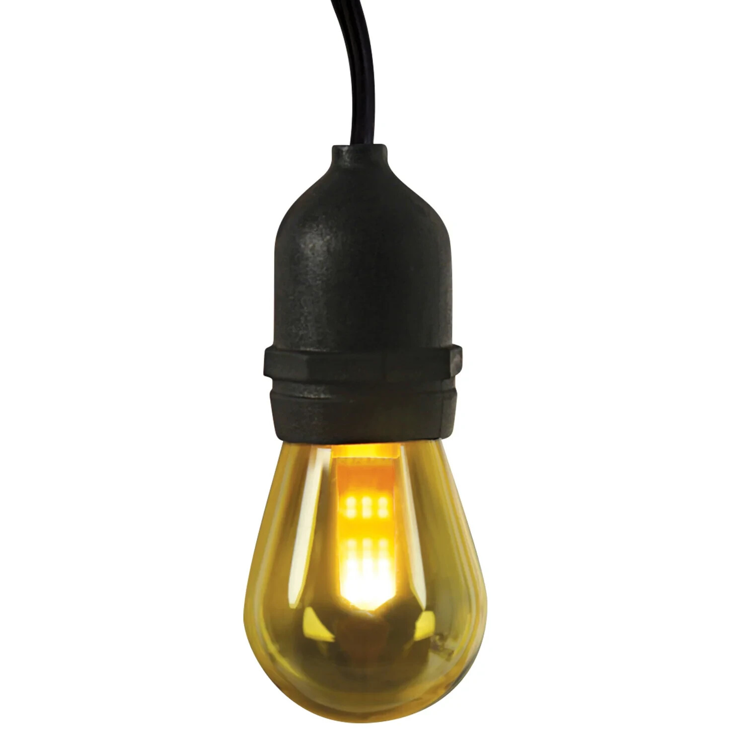 6-Light 12 ft. String Light With LED Flame Bulbs