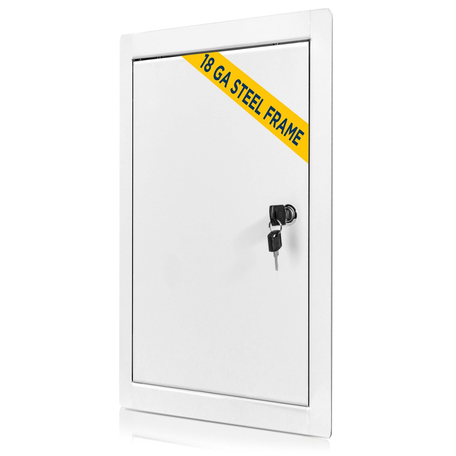 Access Panel for Drywall 14 x 29 inch – Metal Door with Key Lock, 18 GA Steel...