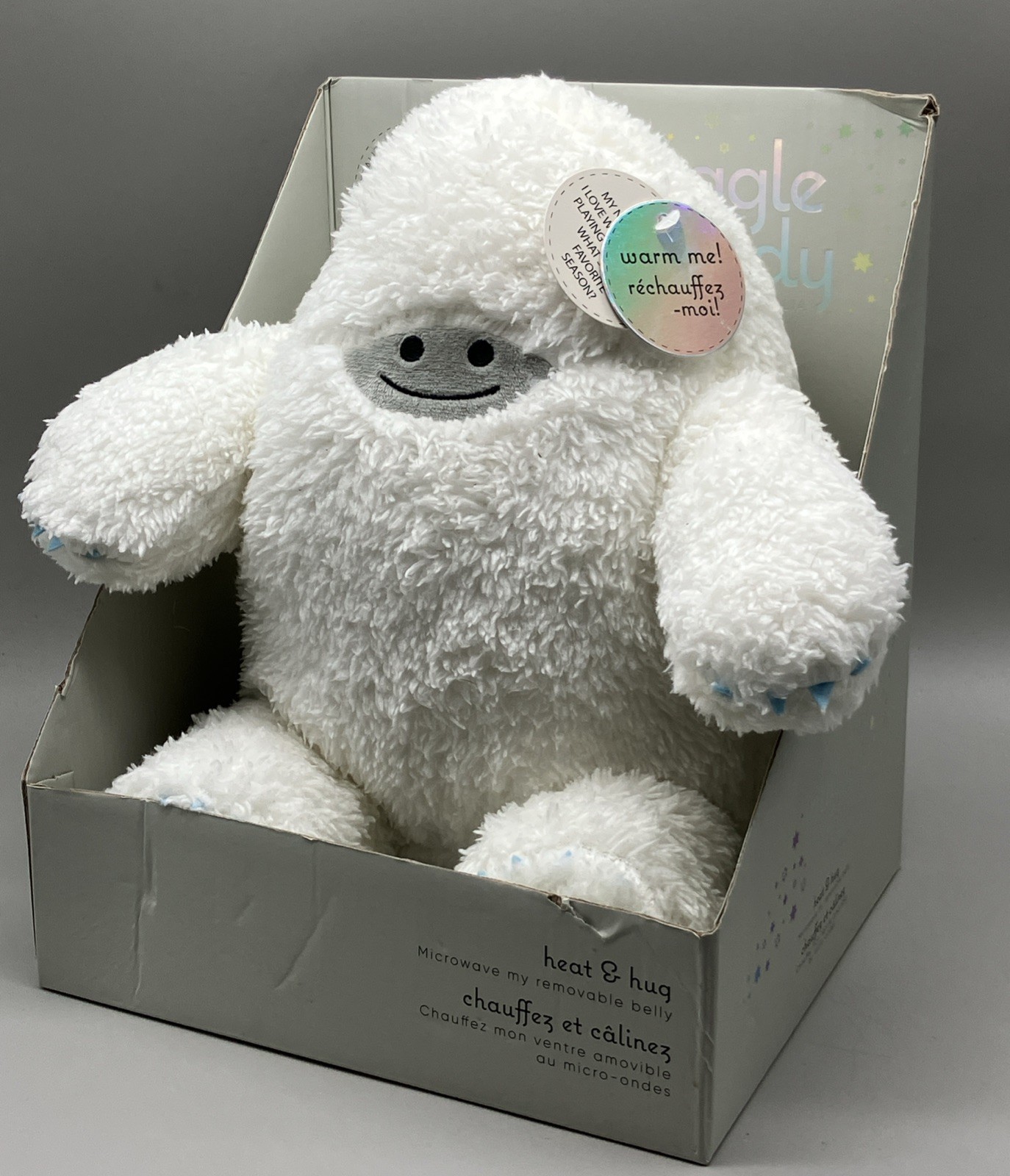 NEW Snuggle Buddy Australia Heat & Hug Plush Stuffed Animal RARE ~ Yeti So Cute!