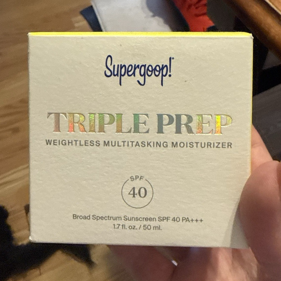 PLEASE READ DESCRIPTION Supergoop! Triple Prep Sunscreen SPF 40  1.7 fl oz