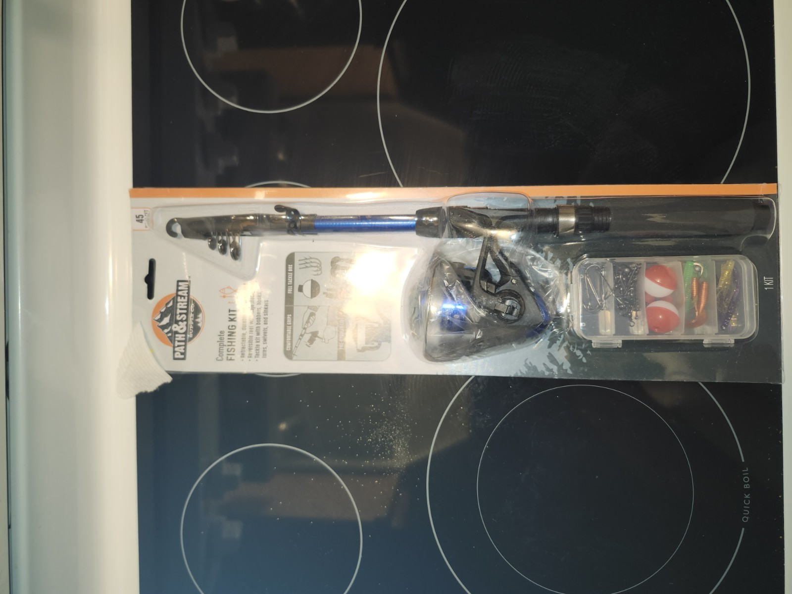 Fishing Rods And Telescoping Pole. Path And Stream 45 PC Complete Fishing Kit