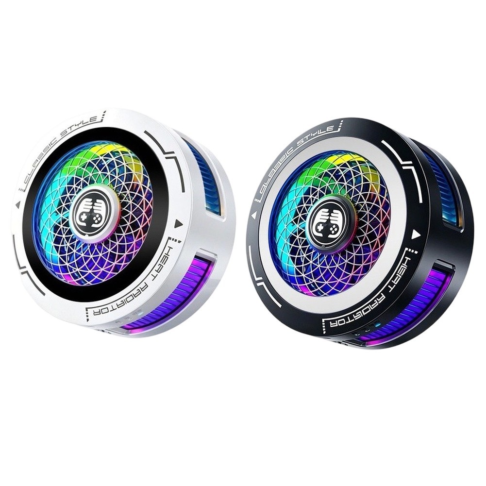 20W Magnetic Phone Cooler with AI Temp Control USB-C Fan 3000-4500 RPM