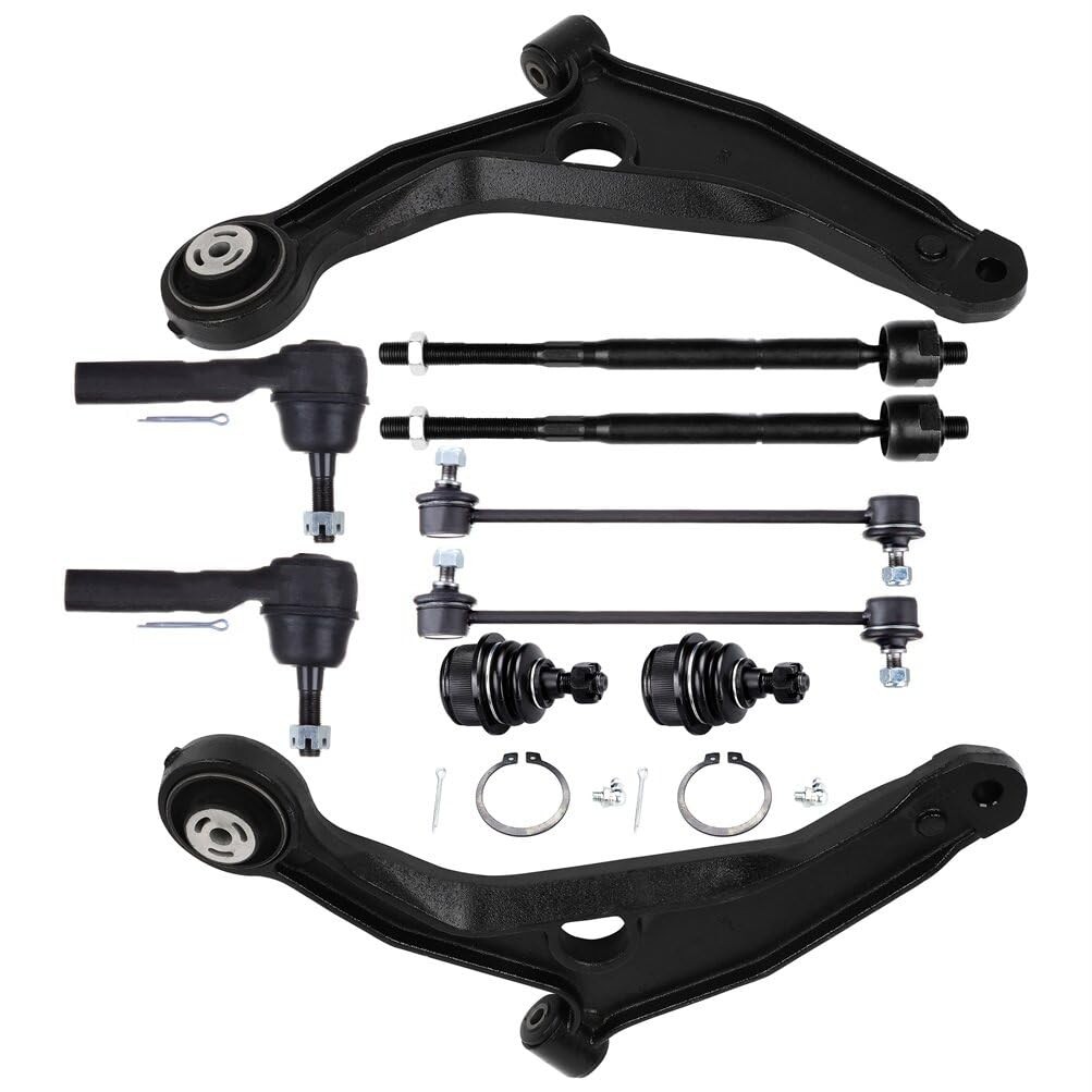 10pc Lower Control Arm Tie Rod Sway Bar Link Ball Joint 200 Sebring Avenger