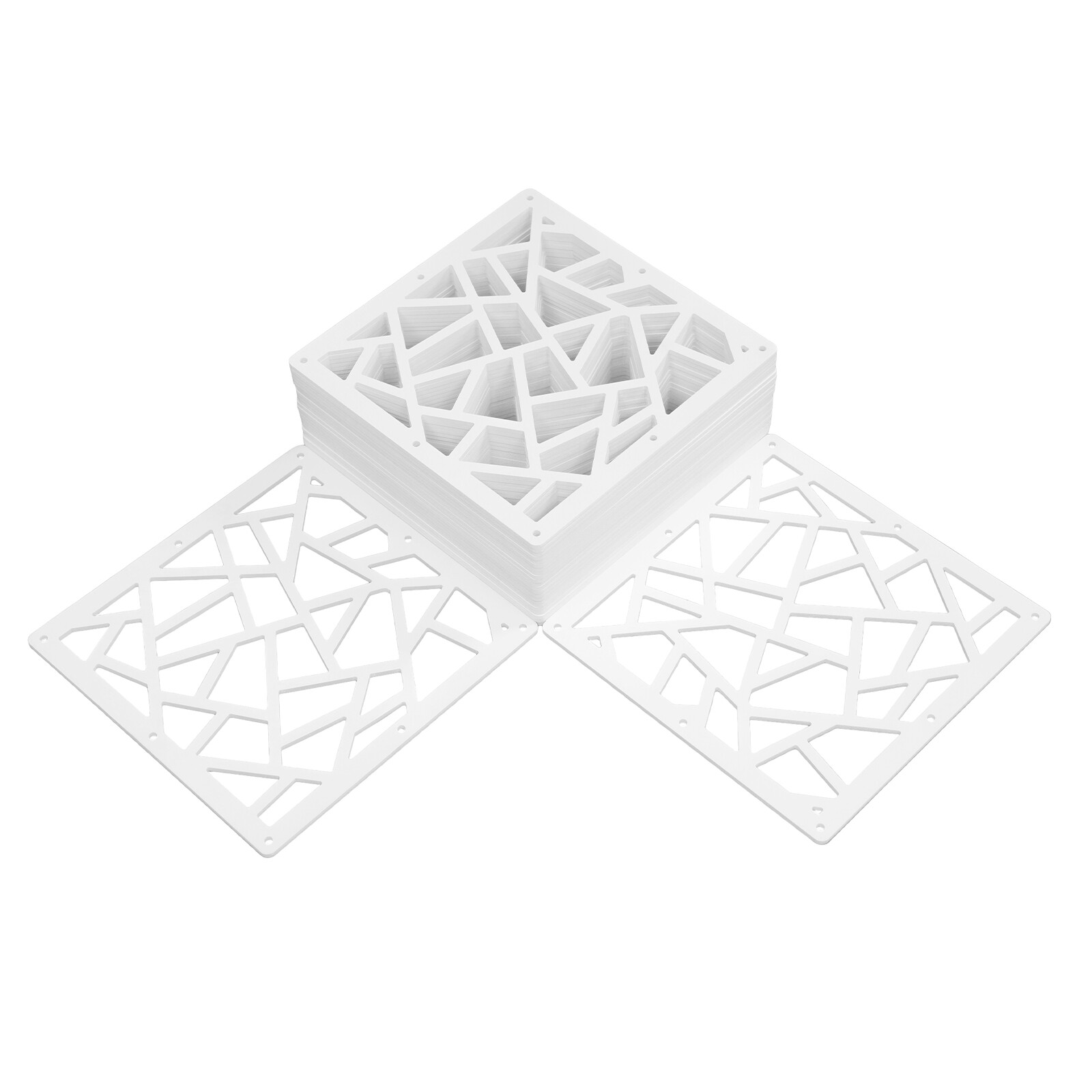 24pcs Hanging Room Divider Screens Carving Pattern Hanging Panels Home Office