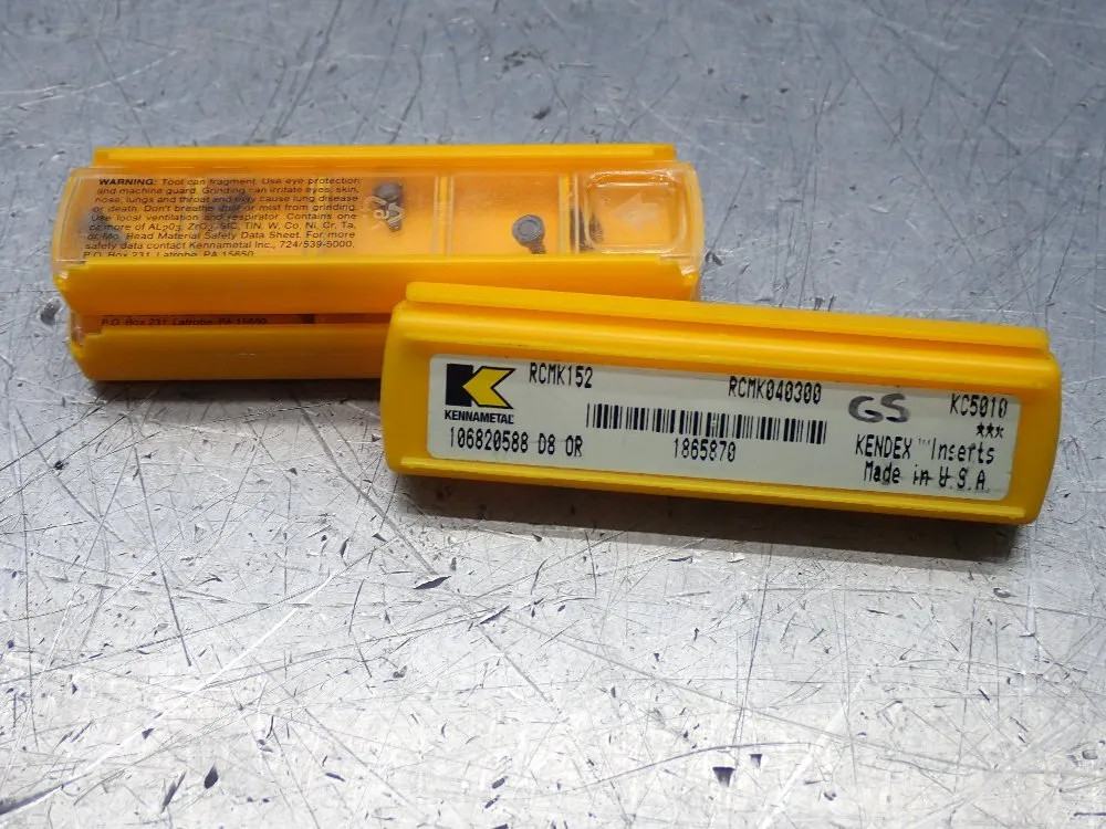 KENNAMETAL RCMK152 MILLING INSERTS 3 PKGS  09240250069