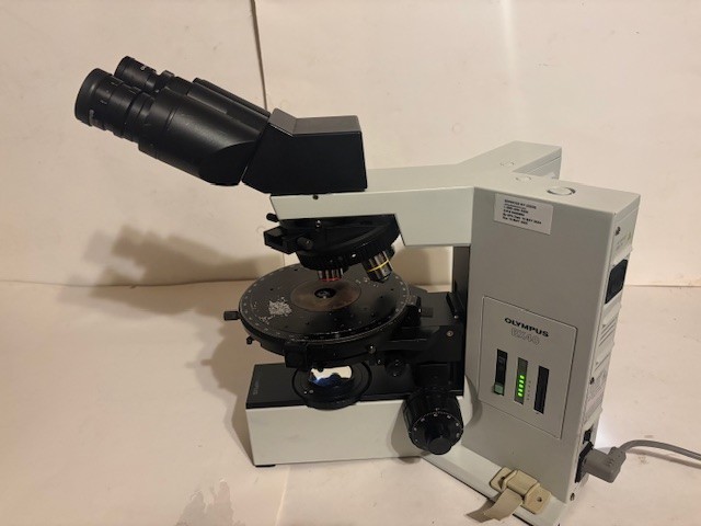 Olympus BX40 POL Polarizing Trinocular Microscope Full Wave Plate