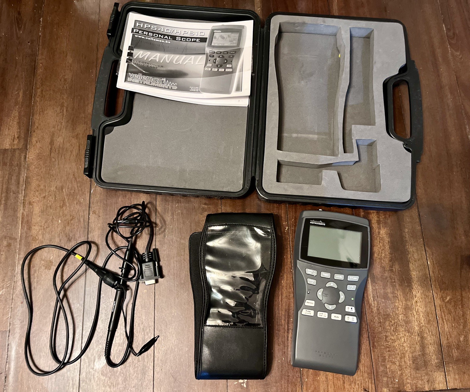 Velleman Instruments Personal Scope Handheld Oscilloscope HPS 40 With Hard Case
