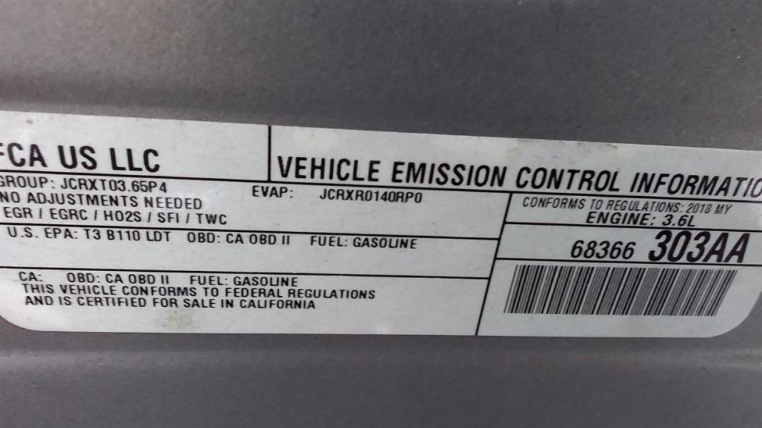 Radar Unit Rear Fits 17-24 PACIFICA 463920