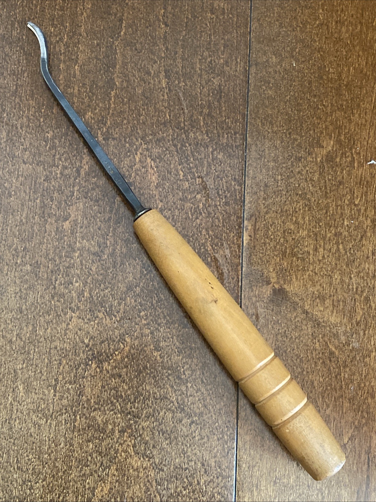 Vintage SJ Addis #30 1/8" Carving  Wood Gouge Woodworking Old Tool London 1890s
