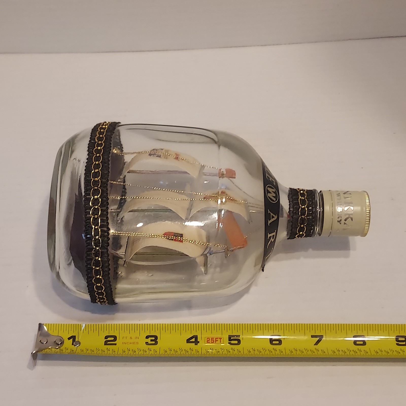 Nikka Whisky bottle ship