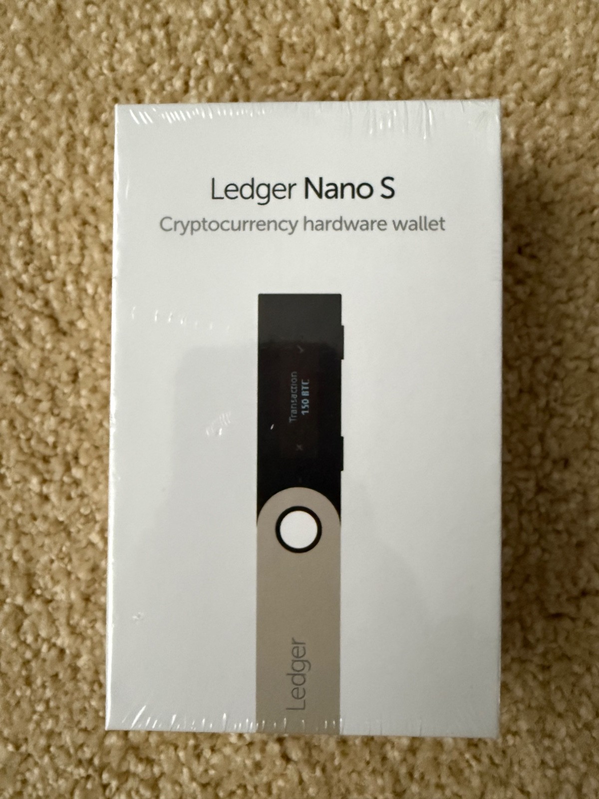 Ledger Nano S Cryptocurrency Hardware Wallet NEW Factory Sealed USB Bitcoin BTC