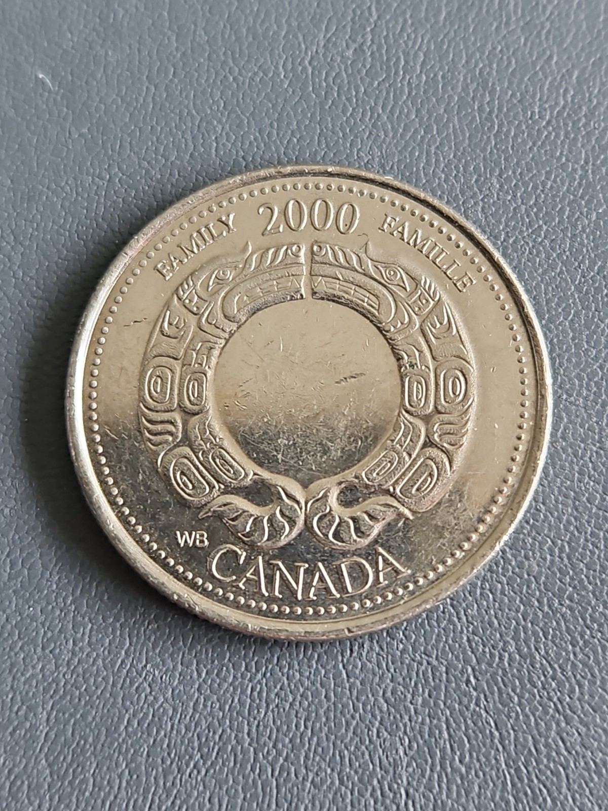 Canada 25 Cents Coin 2000 Millennium Family