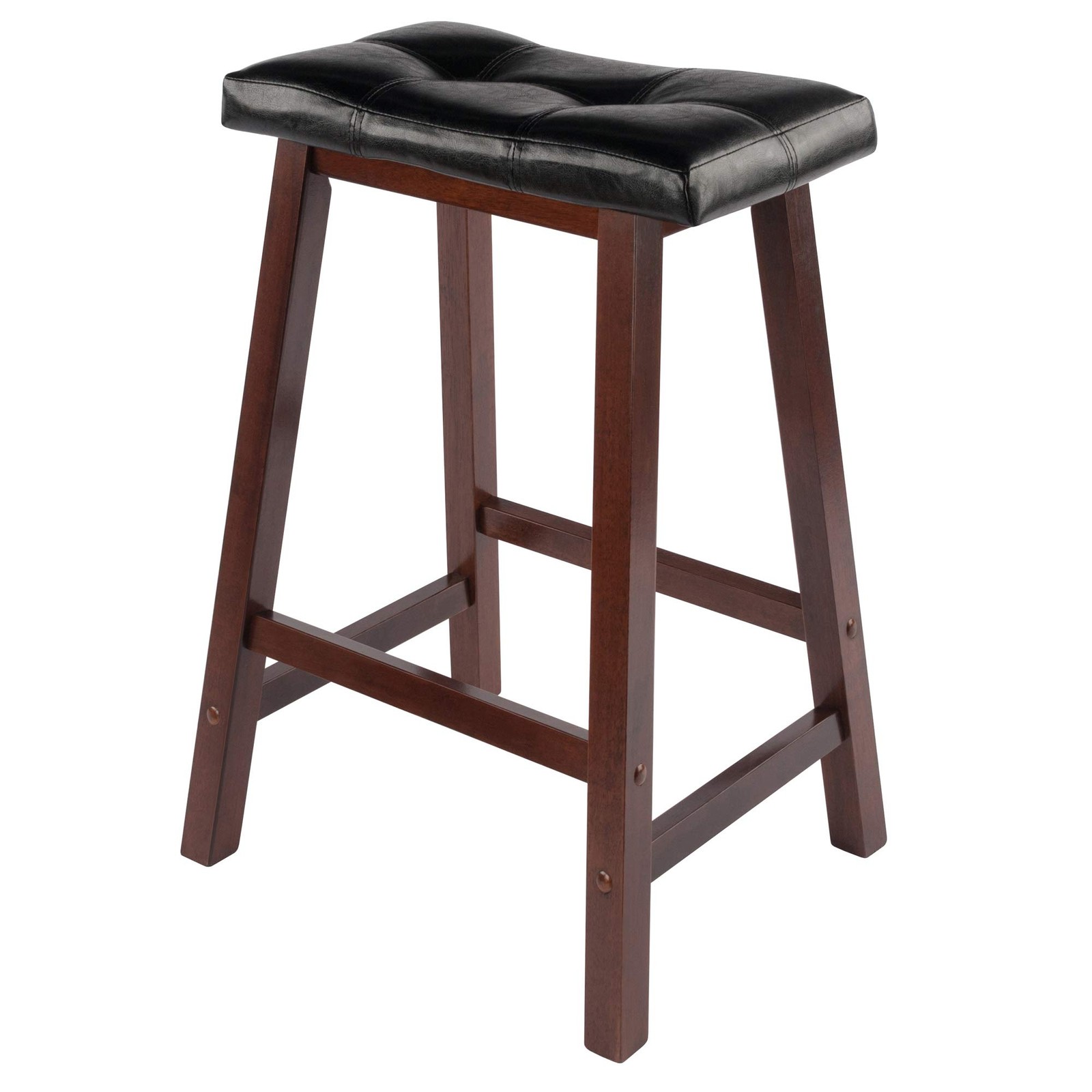 Mona Stool, 24", Antique Walnut