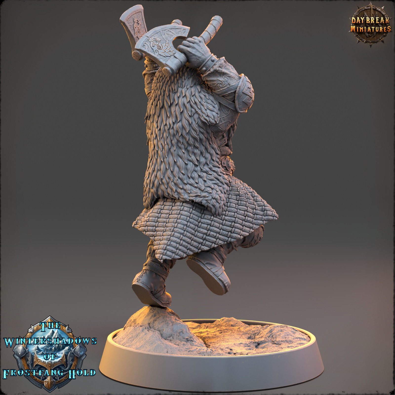 Northmen Fighter Leifr | DayBreak Miniatures | Compatible with D&D/AOS
