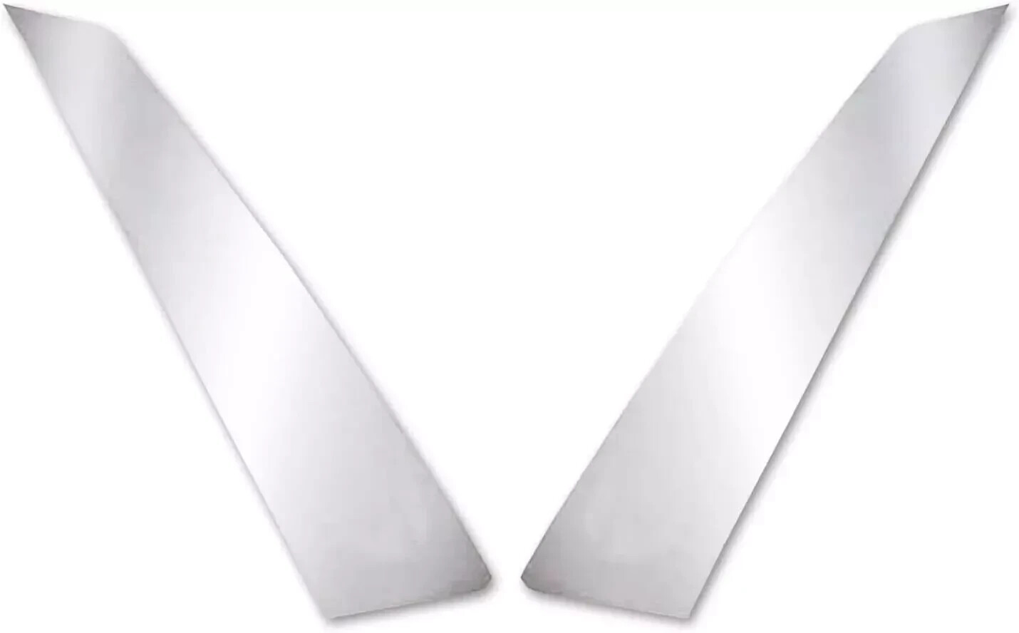 Volvo VNL 2004-2017 I Shape Headlight Side Chrome Trim Set