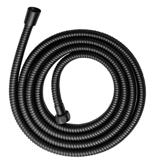 Stainless Steel Shower Hose Electroplating Handheld Head Flex Matte Black 60 In
