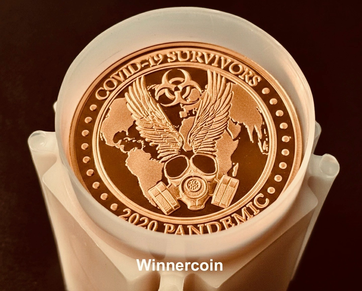 COVID-19 Pandemic Survivors 1 oz .999 Fine Copper BU Round USA