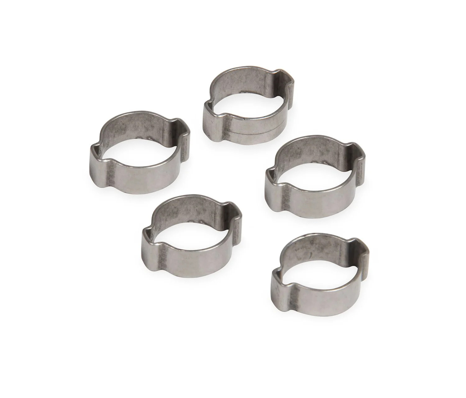 Earl's 750012 Vapor Guard Hose Clamps 3/8 Tube Or Hose Diameter 2 Ear Crimp Type