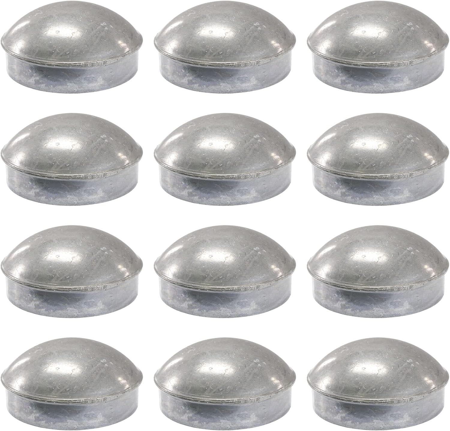 Chain Link Fence 4" round Dome External Post Caps | Die Cast Aluminum Caps | Cha