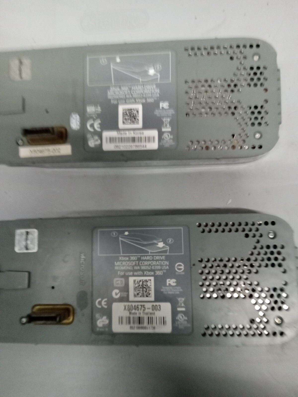 Microsoft Xbox 360 - 120GB HDD External Hard Drive UNTESTED