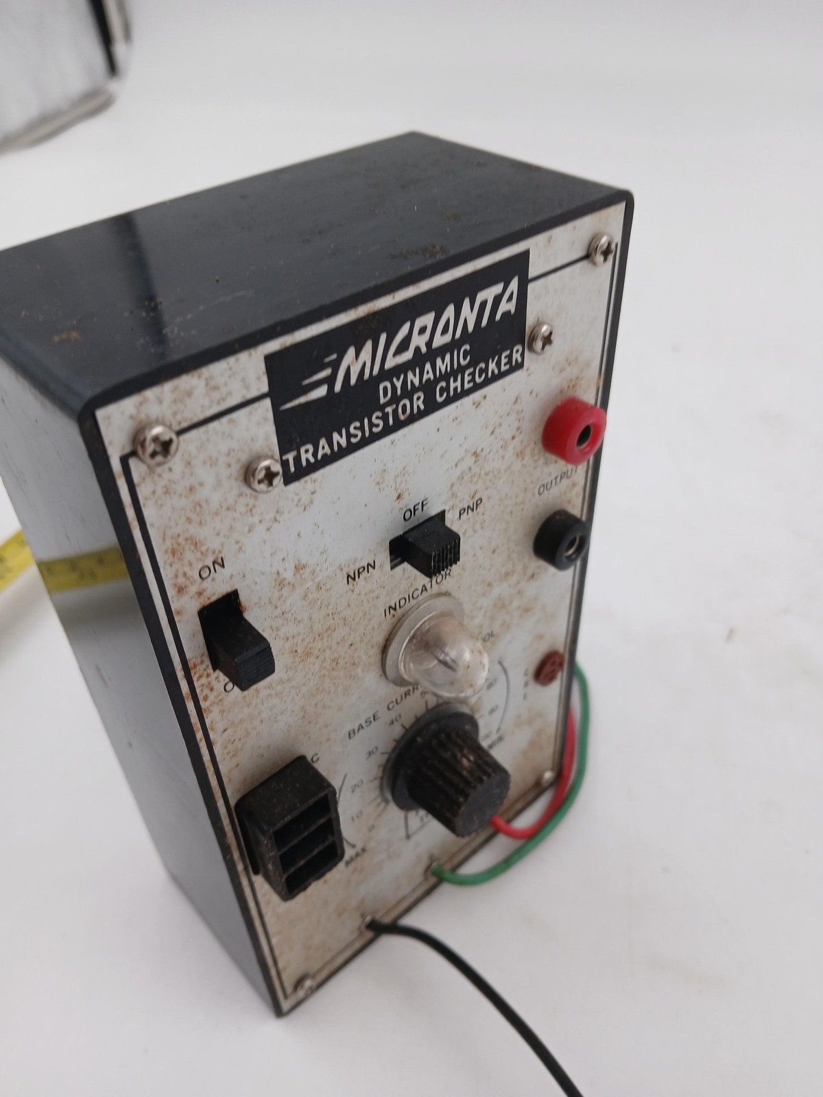 Micronta Dynamic Transistor Checker Vintage Electronic Test Equipment Meter