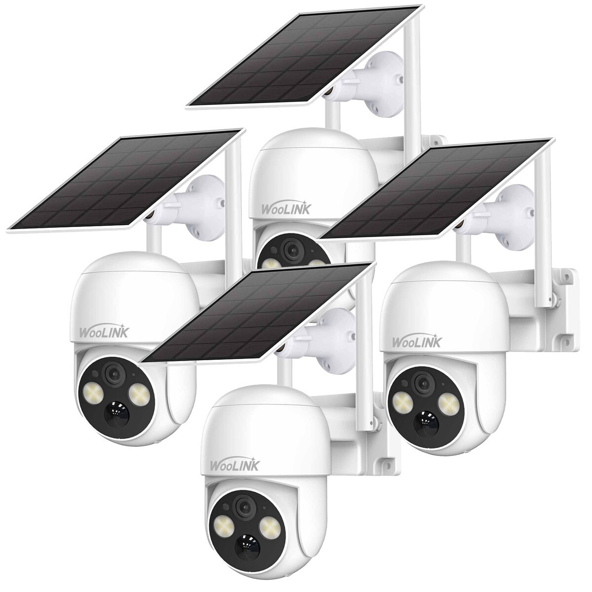 4MP HD Solar Camera Wireless WiFi Solar Powered Battery Camera Outdoor 2.5K