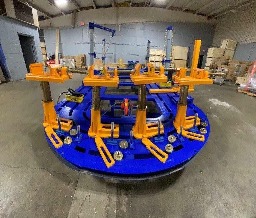 Pick up Heavy Duty Auto Body Frame Machine Tie Down Anchoring Clamps -Set of 4