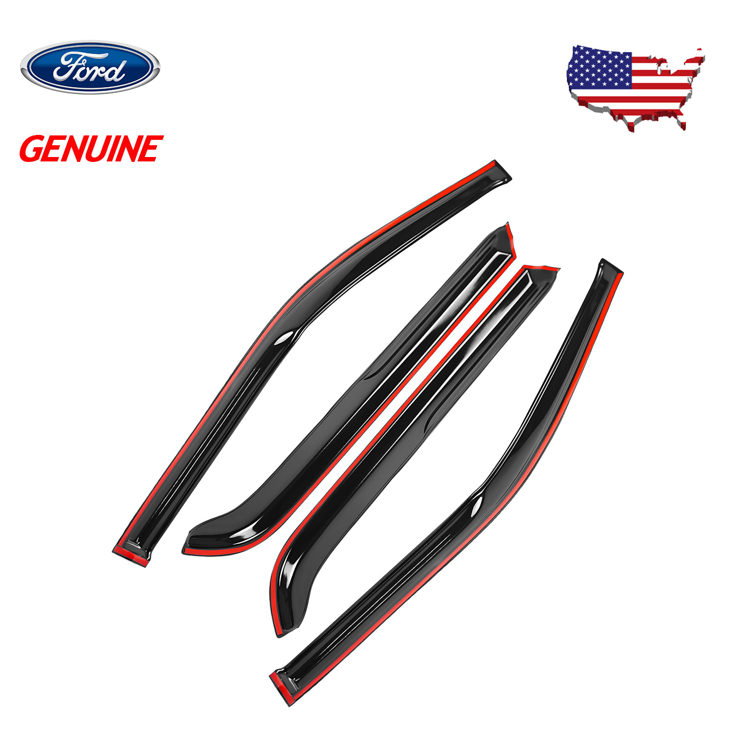 Genuine Ford Explorer 2011-2019 Sport Utility 4-Door Window Visor Rain Guard