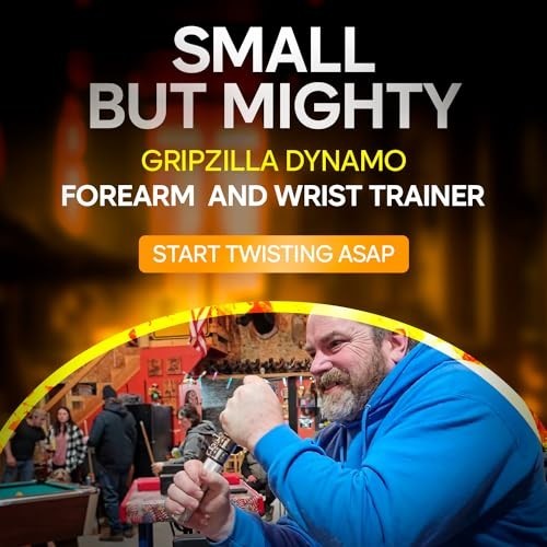 Forearm Strengthener & Wrist Roller - Comfortable Grip, Durable Design, Ideal fo