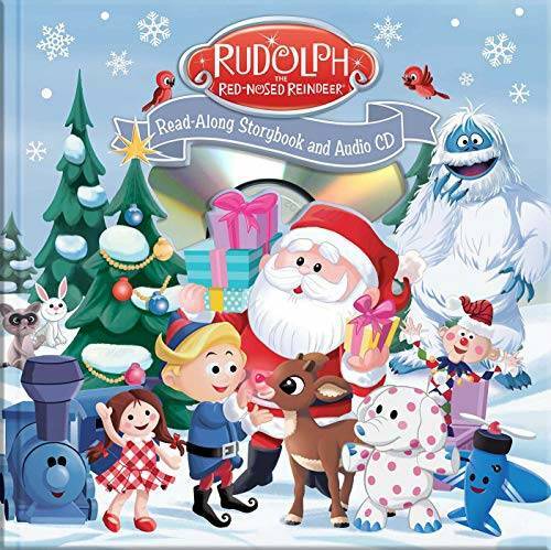Rudolph the Red-Nosed Reindeer Read-Along Book and CD - Hardcover - GOOD