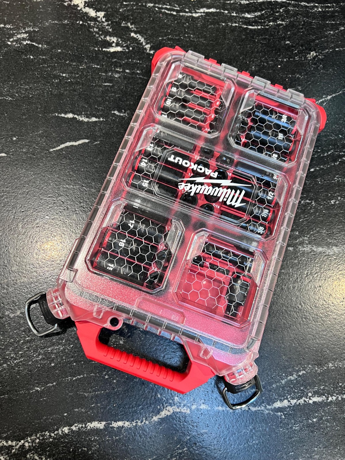 Milwaukee Compatable 3/8in 43PC Impact Socket Packout Insert Tray