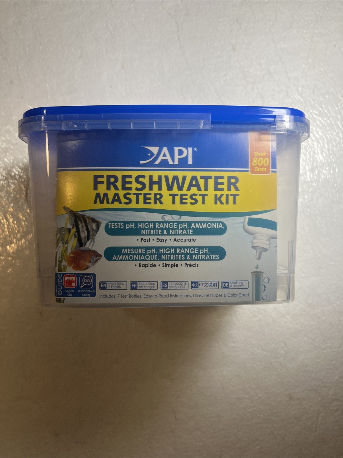 API Freshwater Master Test Kit For Aquariums Open Box - Expired 04/2026