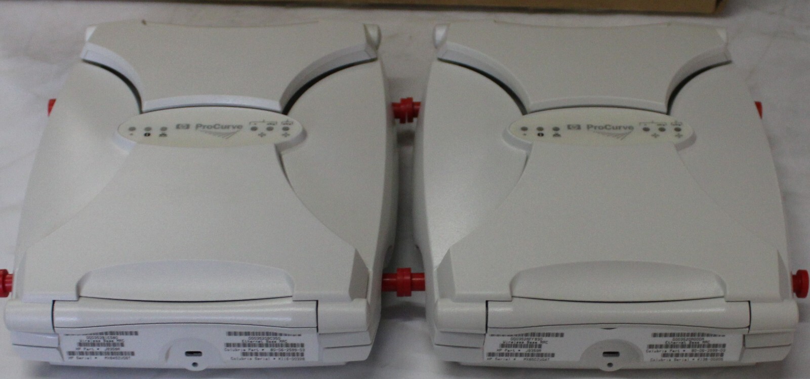 Lot of 2 HP ProCurve J9359A MAP-625 MultiService Access Points MSM422
