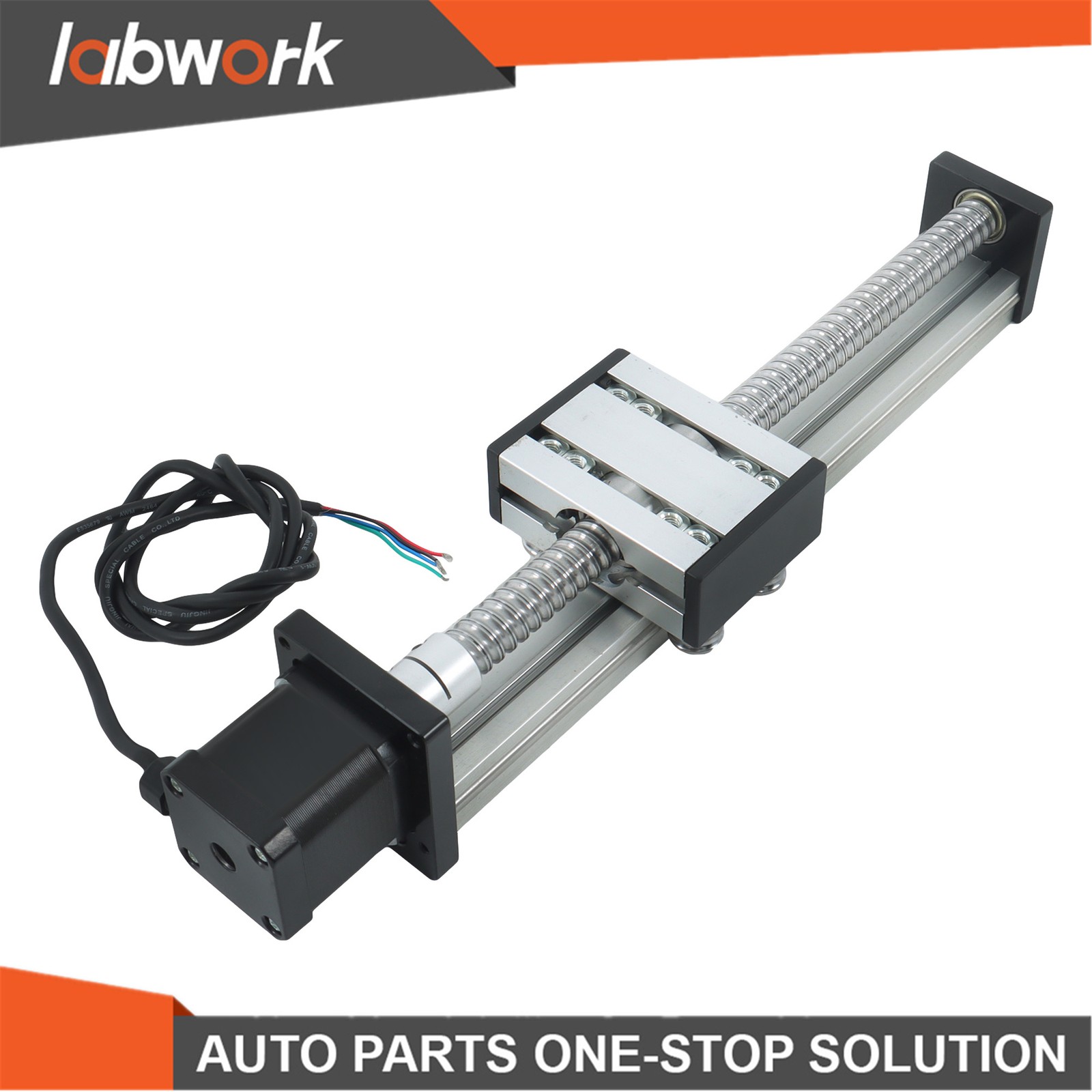 Labwork 200mm Linear Rail Guide Ballscrew SFU1605 w/NEMA 17 Stepper Motor