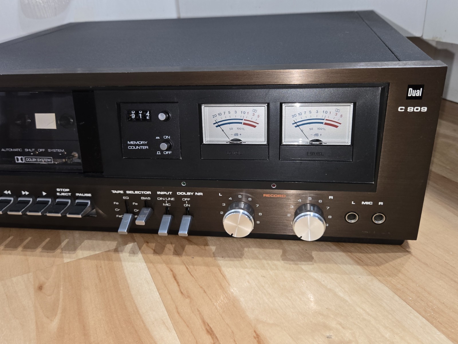 Vintage Dual C 809 Stereo Cassette Deck