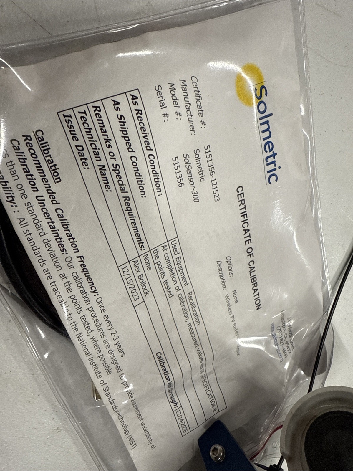 Solmetric Solsensor 300 V2