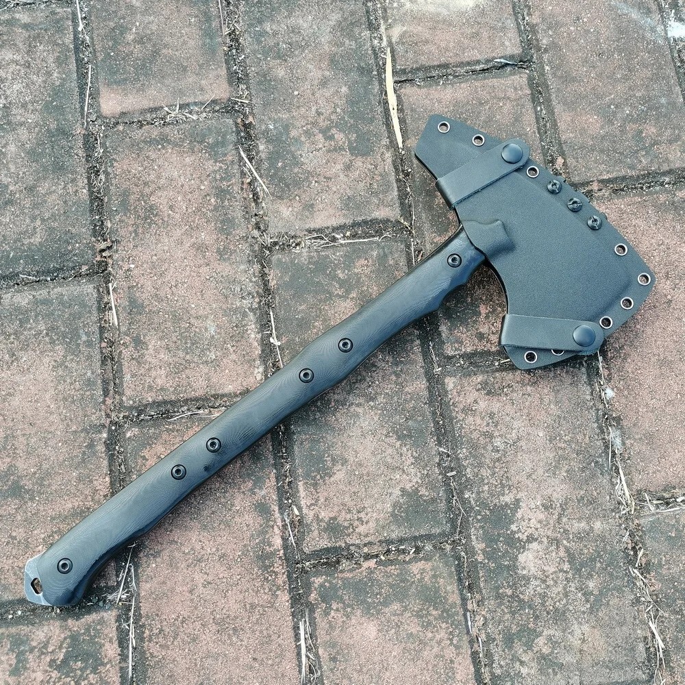 Tactical Tomahawk Axe Full Tang Hatchet Head Combat Emergency Survival Camping
