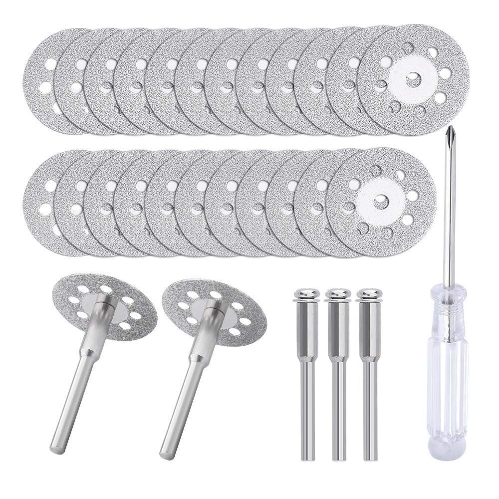 All-in-One 25pc Diamond Cutting Wheel Set for Precision Cutting & DIY Projects