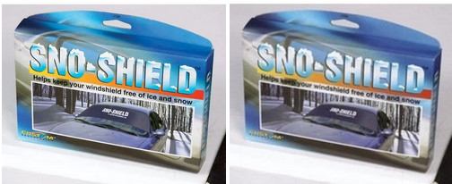 SNO Shield 2 Pack ICE SNOW FROST Auto Vehicle WINDSHIELD PROTECTOR