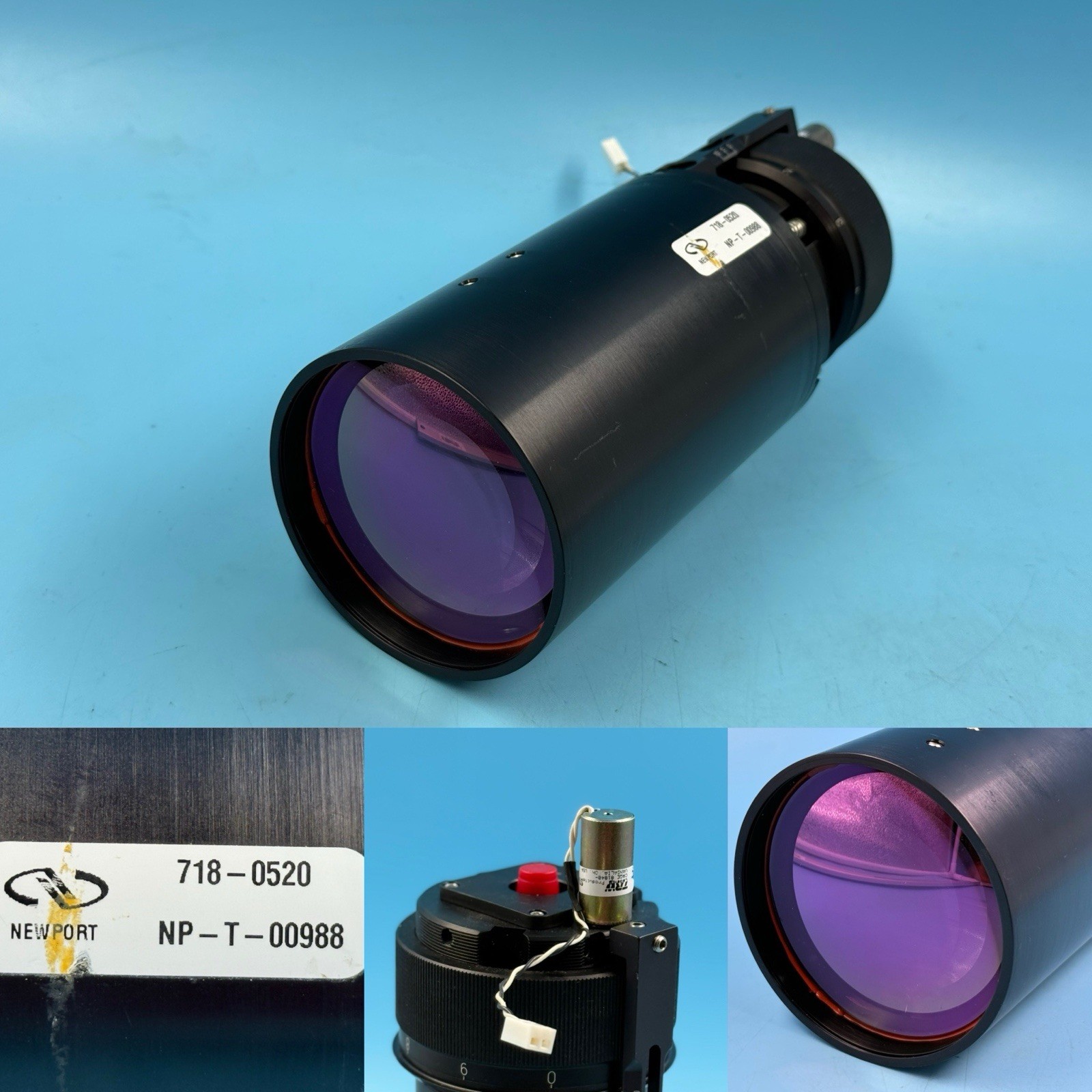 NEWPORT FIBER COLLIMATOR LASER OPTICS BEAM 718-0520 / NP-T-00988