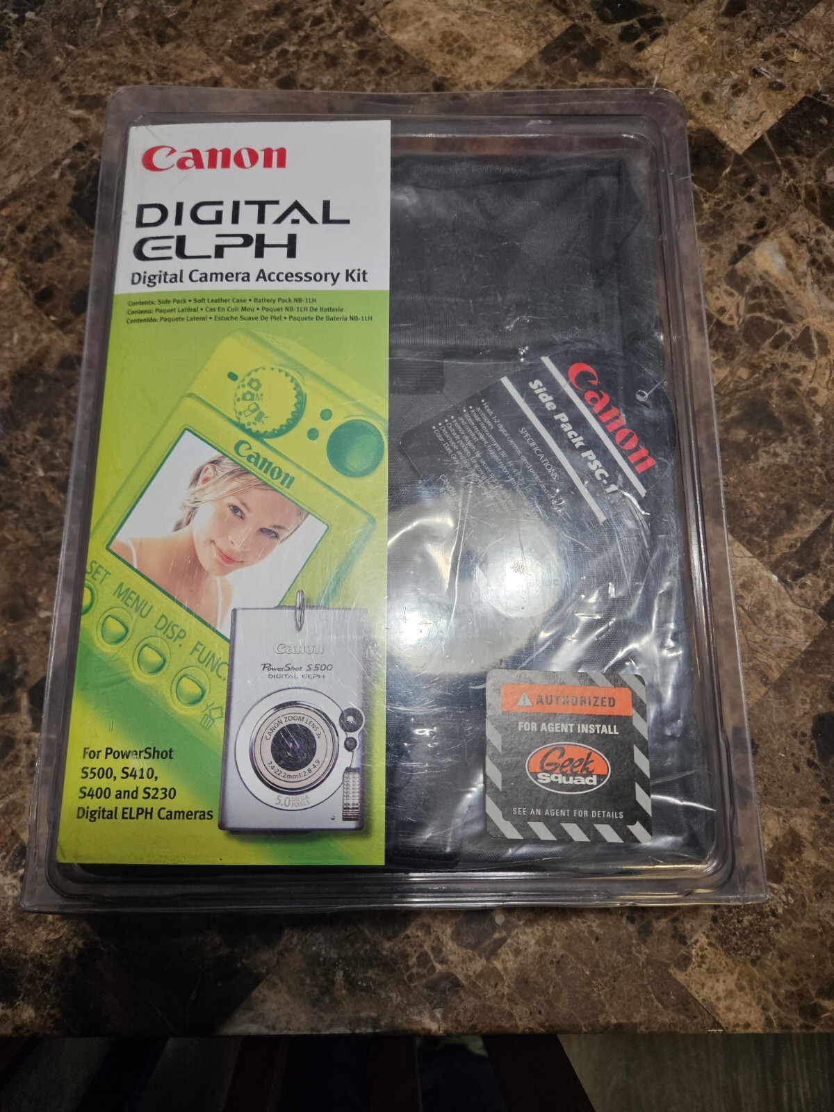 Vtg Canon Digital Elph Camera Accessory Kit for S500, S410, S400, S230, S200