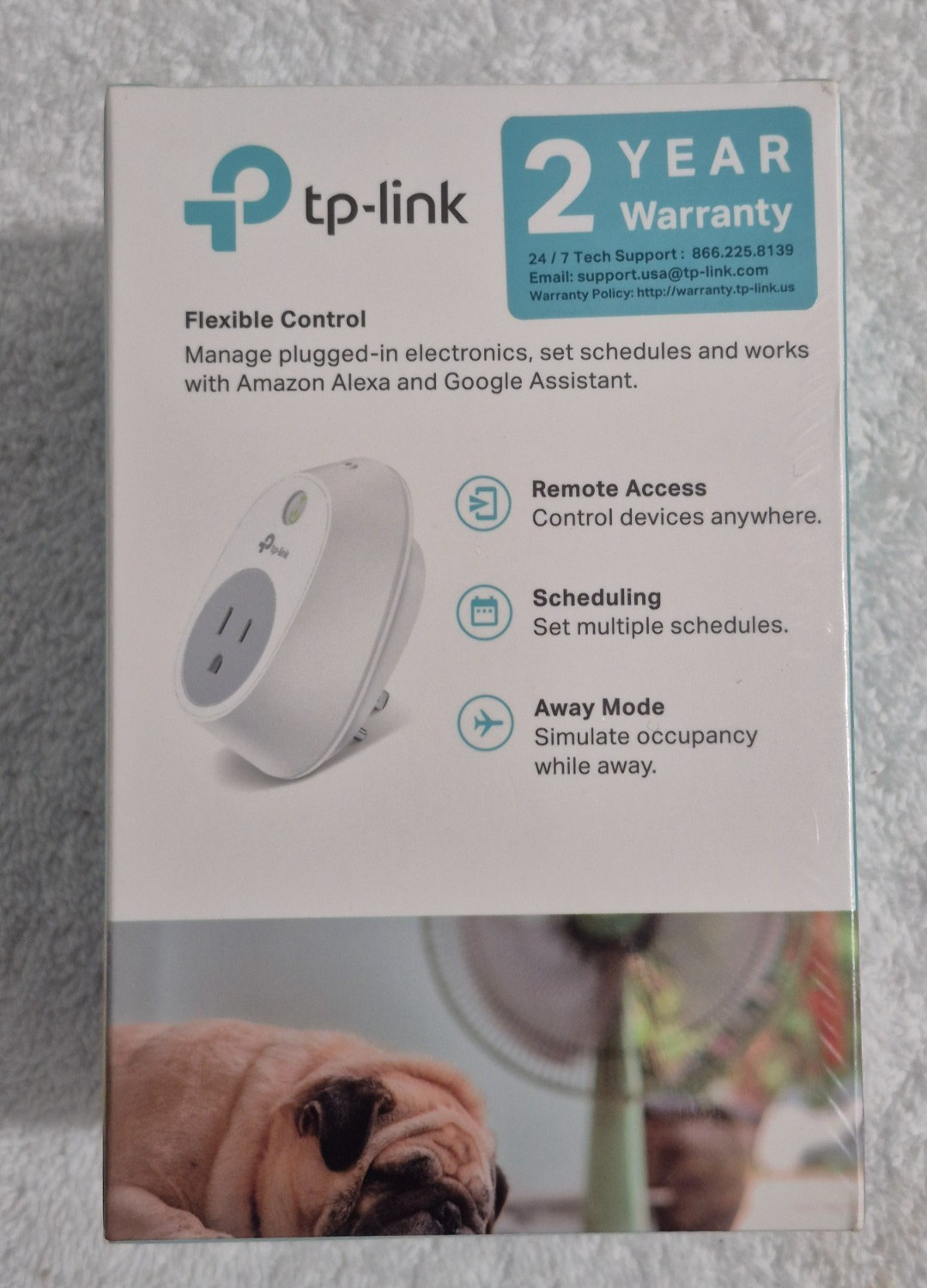 Brand New TP-Link Smart Wi-Fi Plug Amazon Alexa or Google Home Assisstant HS100