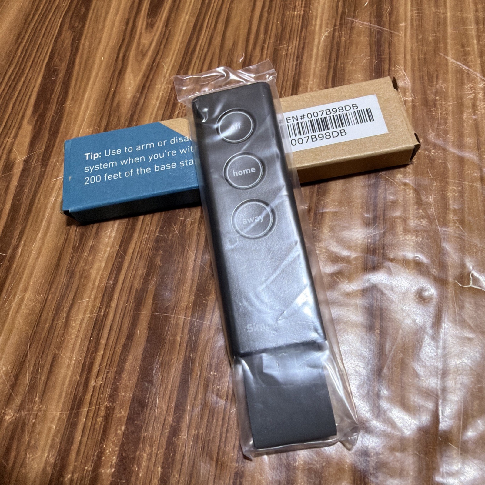 NEW SimpliSafe Key Fob Remote Security System Model KF3B SSKF3 Black