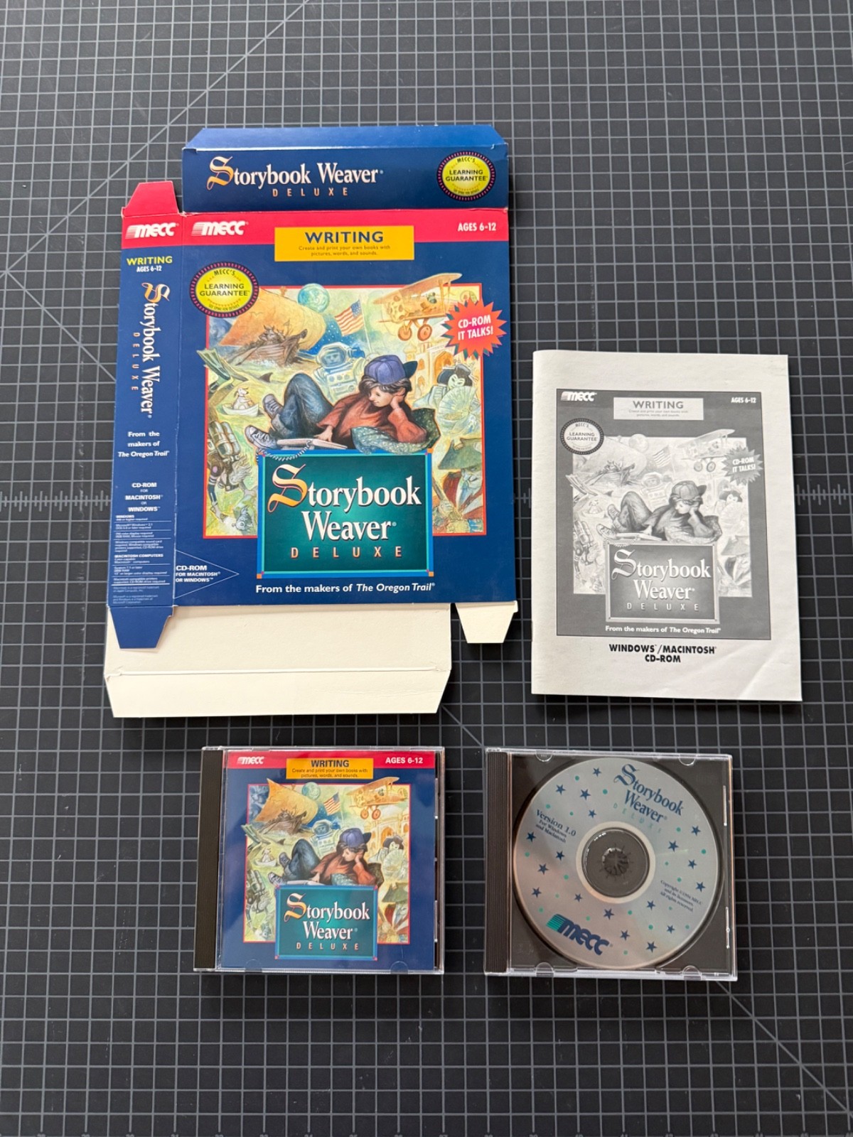 Storybook Weaver Deluxe CD-ROM in original case, user's guide & original box