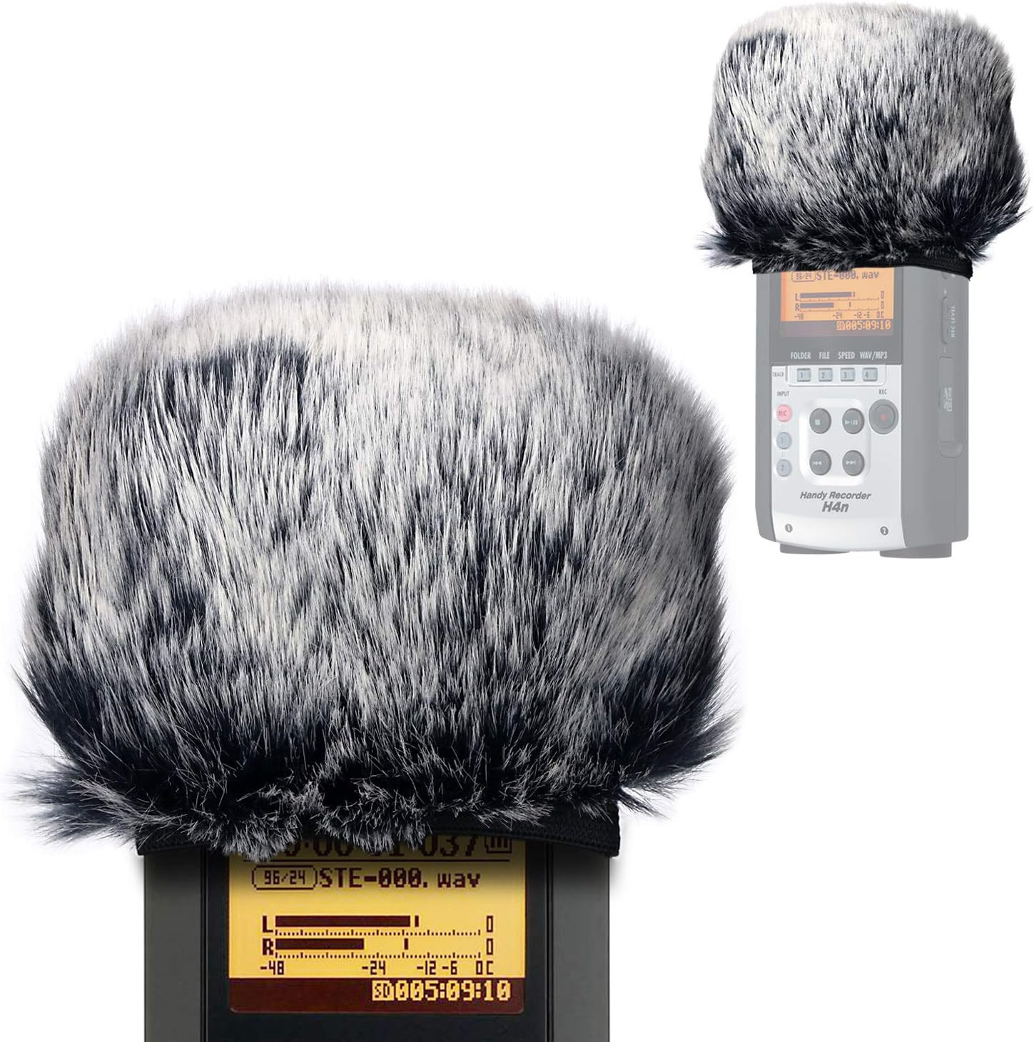 Furry Outdoor Microphone Windscreen Muff for Zoom H4N Pro Portable Digital Recor