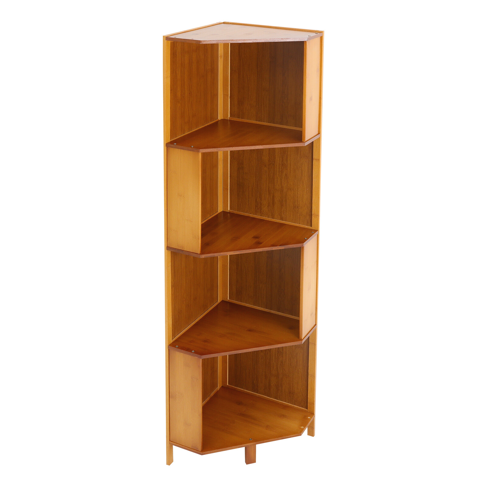 Corner Bookcase A-Shaped Display Bookshelf Multifunctional Storage Display Stand