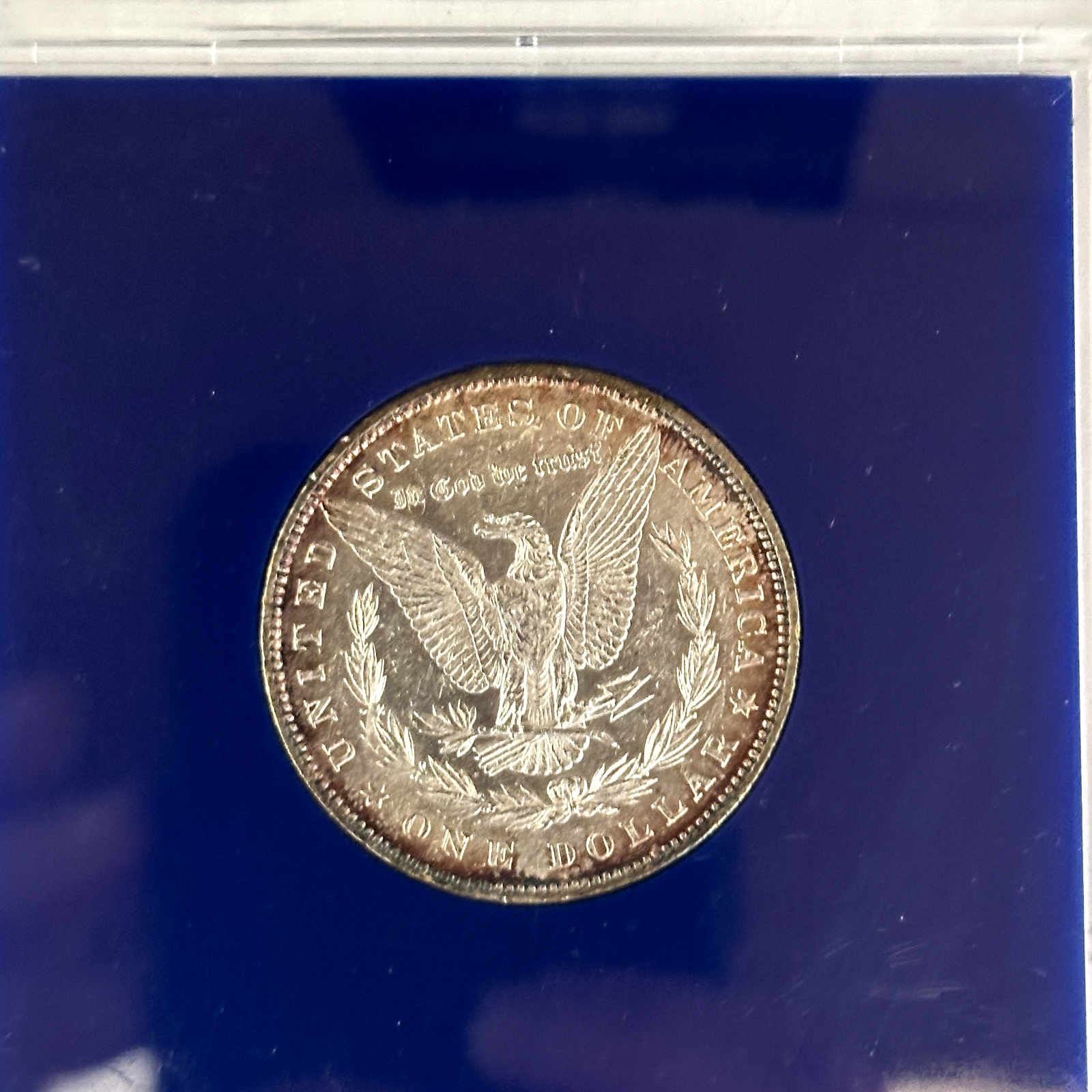 1879 P Morgan Silver Dollar $1 Reverse Toning Free Shipping