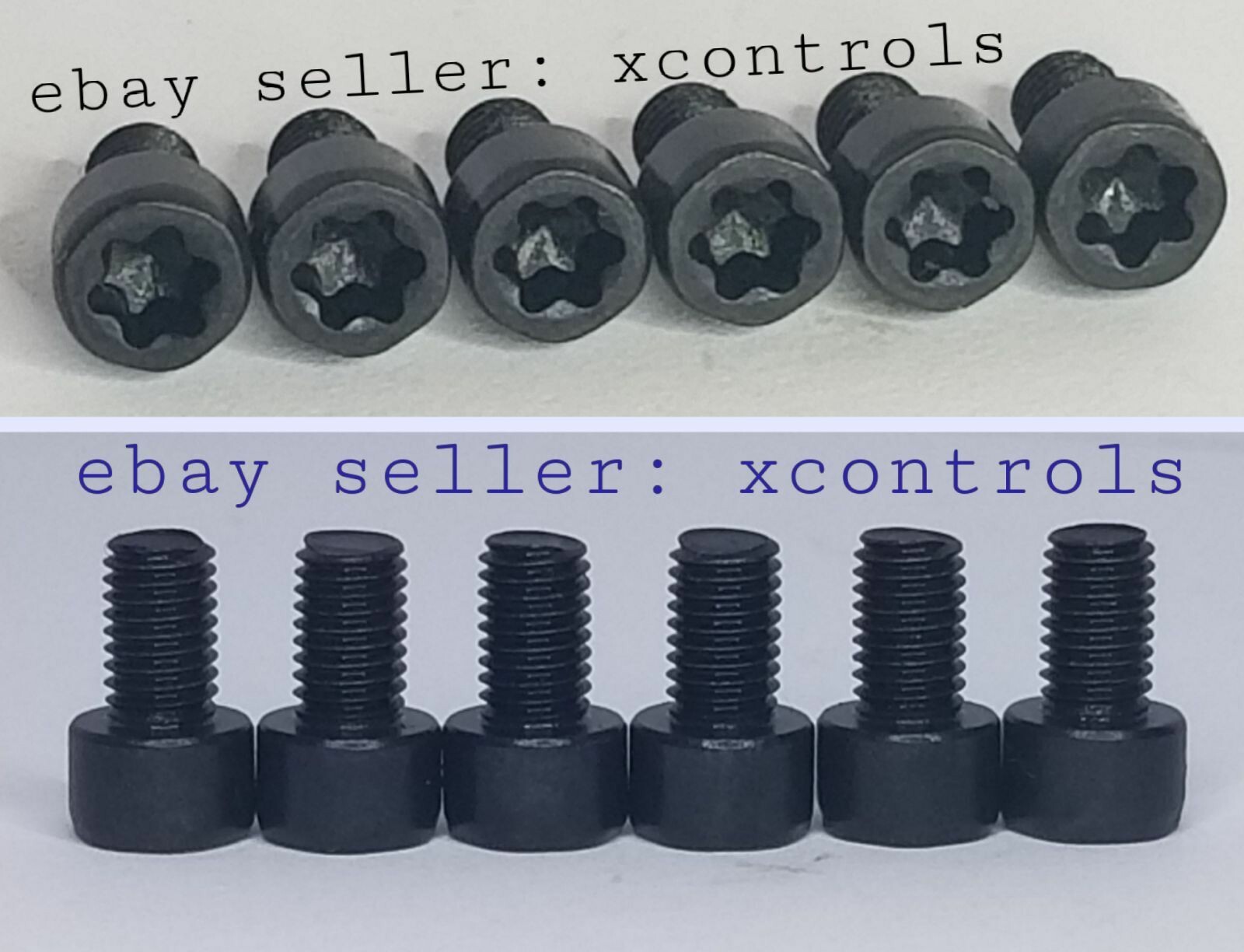 6-48×1/4" T15 TORX screws, (6 screws) ***CUSTOM MADE***LOOK***