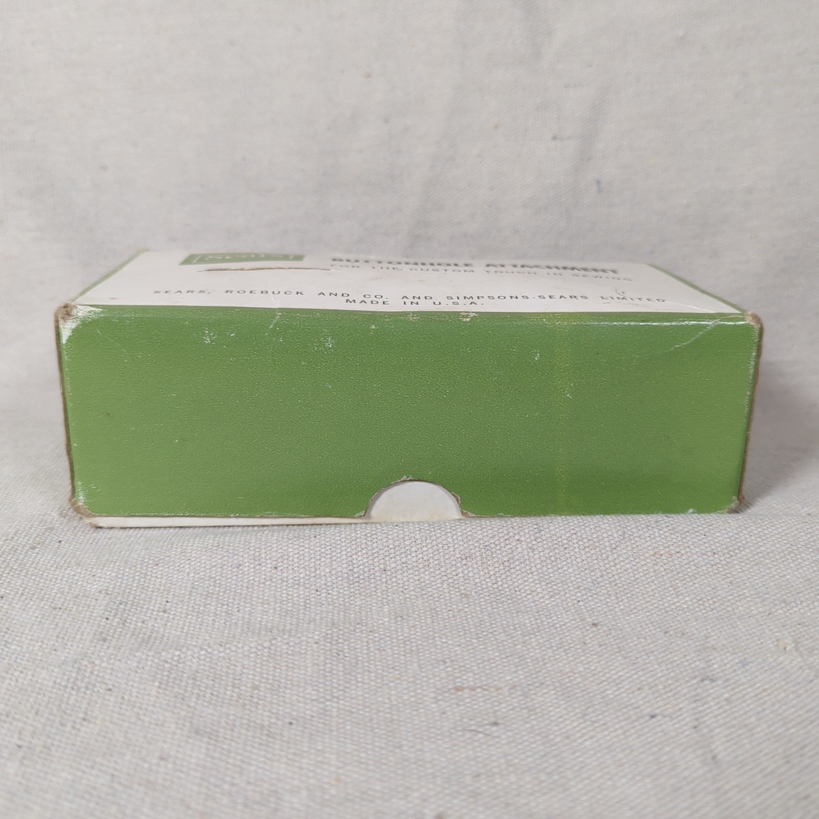 Vintage Sears Kenmore Buttonholer Attachment w/Templates Box Instructions M351